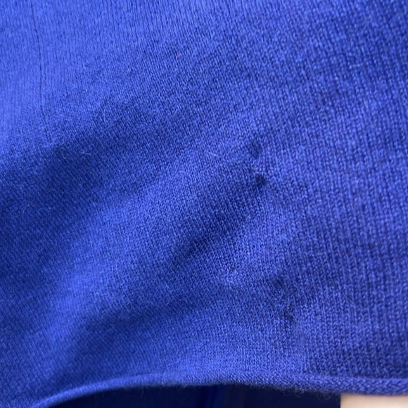 NWT Claudia Nichole Cashmere Open Royal Blue/Purple Cardigan - Picture 8 of 9